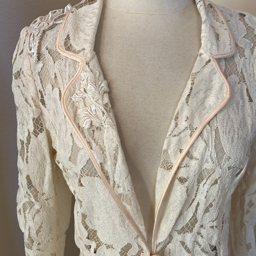 Vintage Christian Lacroix lace coat size 38 - Picture 3 of 11